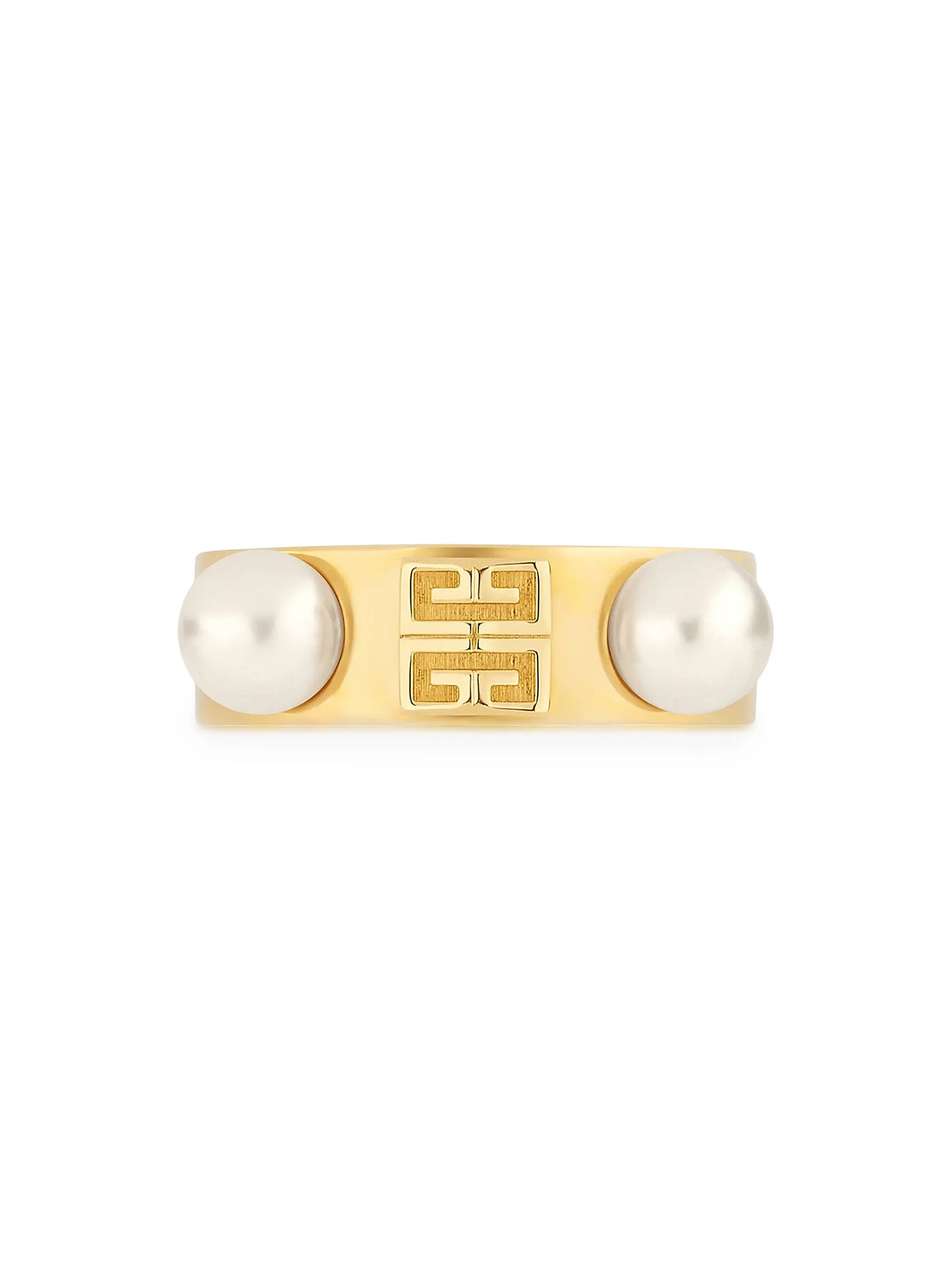 Givenchy 4G Ring In Metal With Pearls