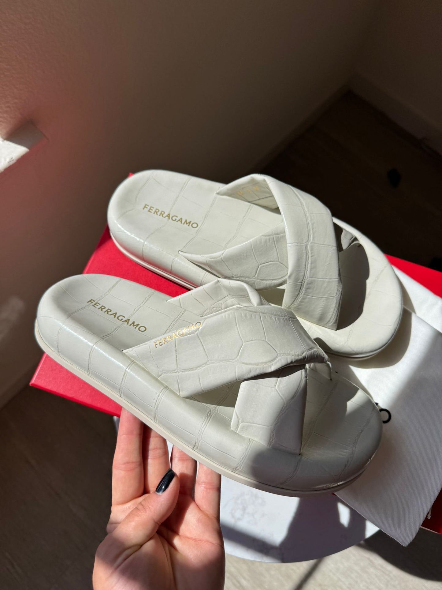 FERRAGAMO Wedge Slide
