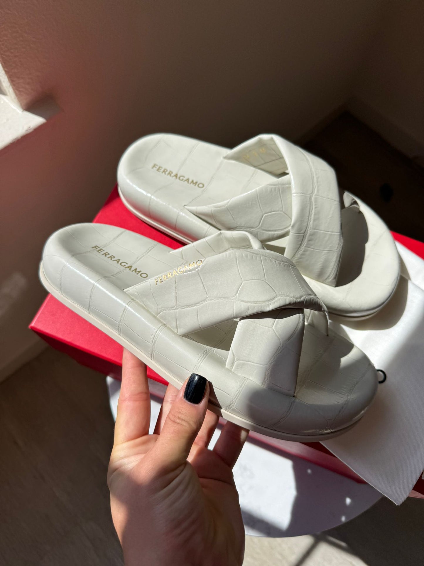 FERRAGAMO Wedge Slide